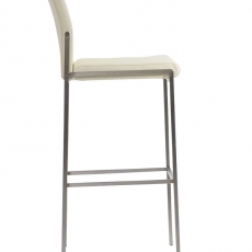 Barová stolička s nerezovou podnožou Timber - 11