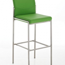 Barová stolička s nerezovou podnožou Timber - 6