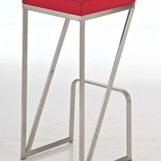 Barová stolička s nerezovou podnožou Wage  - 2