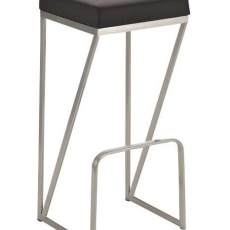 Barová stolička s nerezovou podnožou Wage  - 9