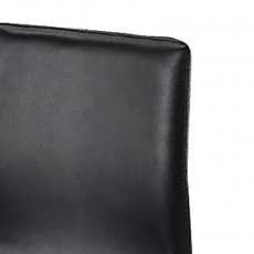Barová stolička Sadie (Súprava 2 ks), čierna/chróm - 2