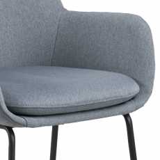 Barová stolička Sarah (Súprava 2 ks), dusty blue - 6