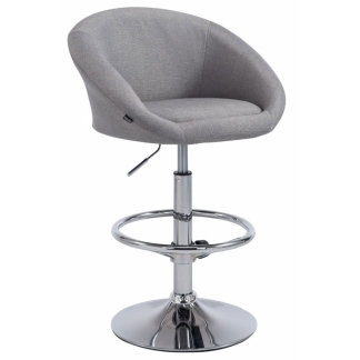 Barová stolička Sheryl (SET 2 ks), svetlo šedá
