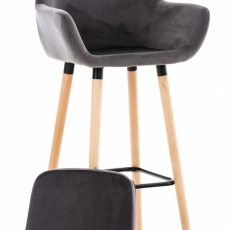 Barová stolička Sigma, šedá - 2