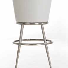 Barová stolička Slate biela - 2