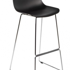 Barová stolička Slide, čierna - 1