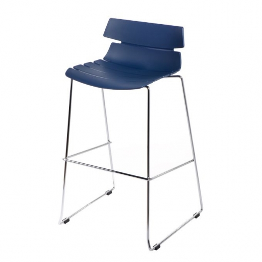 Barová stolička Stolen, modrá - 1