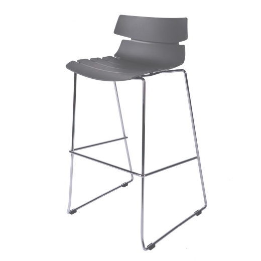 Barová stolička Stolen, sivá - 1