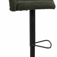 Barová stolička Sylvia (SET 2ks), tkanina, olivová - 3