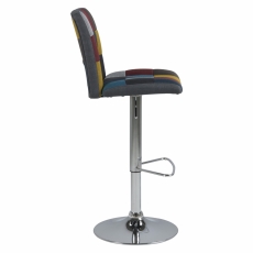 Barová stolička Sylvia (SET 2ks), tkanina, viacfarebná - 3