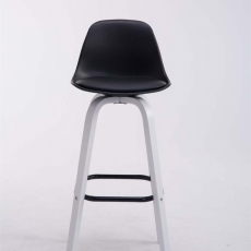 Barová stolička Taris, čierna / biela - 2