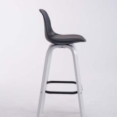 Barová stolička Taris, čierna / biela - 4