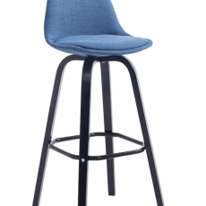 Barová stolička Taris, modrá / čierna - 1