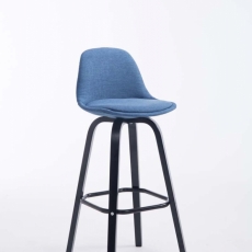 Barová stolička Taris, modrá / čierna - 3