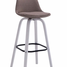 Barová stolička Taris, piesková / biela - 1
