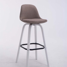Barová stolička Taris, piesková / biela - 3