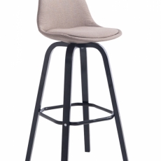 Barová stolička Taris, šedá / čierna - 1