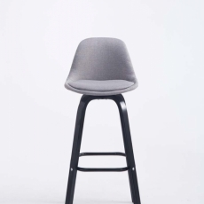 Barová stolička Taris, svetlo šedá / čierna - 2