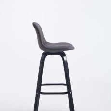 Barová stolička Taris, tmavo šedá / čierna - 4