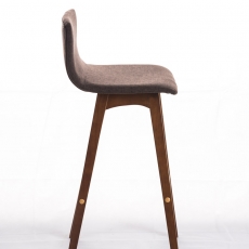 Barová stolička Taunus, textil, hnedá - 2