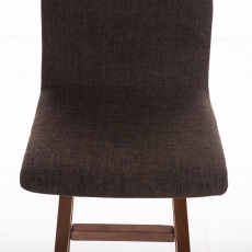 Barová stolička Taunus, textil, hnedá - 4