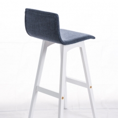 Barová stolička Taunus, textil, modrá - 3