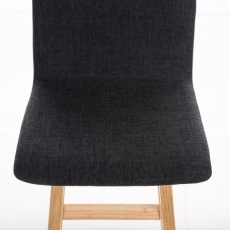 Barová stolička Taunus, textil, tmavo šedá - 4