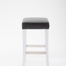 Barová stolička Tiana, čierna / biela - 2