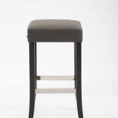 Barová stolička Tiana, tmavo šedá / čierna - 2