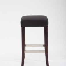 Barová stolička Tores, černá / hnědá - 2
