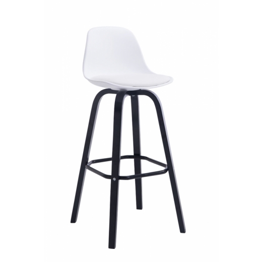 Barová stolička Tylen, biela - 1