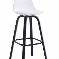 Barová stolička Tylen, biela - 1