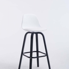 Barová stolička Tylen, biela - 3