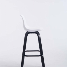 Barová stolička Tylen, biela - 4
