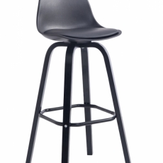 Barová stolička Tylen, čierna - 1