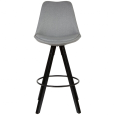 Barová stolička Urban (SET 2 ks), textil, šedá - 3