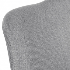 Barová stolička Urban (SET 2 ks), textil, šedá - 7