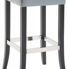 Barová stolička Vent, šedá / čierna - 1