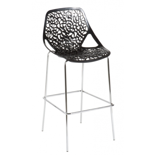 Barová stolička Vinstok, čierna - 1