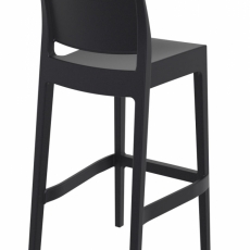 Barová stolička Viola (SET 2 ks), čierna - 5