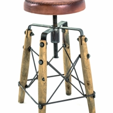 Barová stolička Westie, 54/72 cm - 2