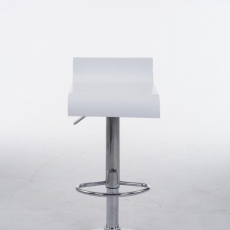 Barová stolička Wood, biela - 2