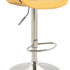 Barová židle Anaheim, filc, žlutá - 1