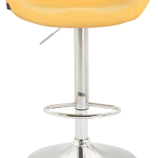 Barová židle Anaheim, filc, žlutá - 2