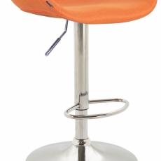 Barová židle Anaheim, textil, oranžová - 1