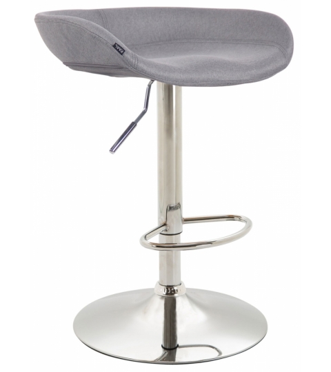 Barová židle Anaheim, textil, šedá