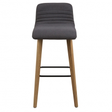 Barová židle Areta (SET 2 ks), antracit - 2