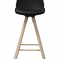 Barová židle Aslo, černá  - 2