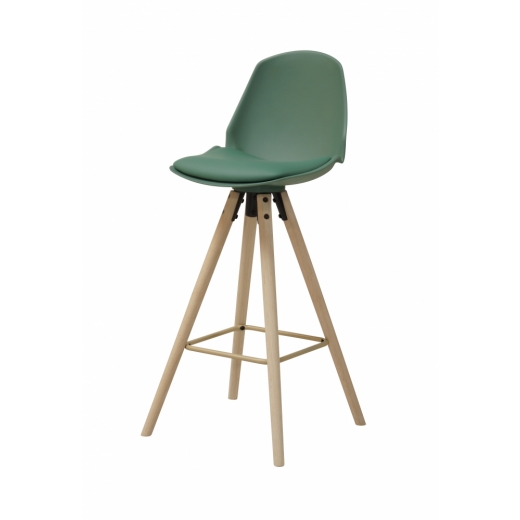 Barová židle Aslo, olivová - 1