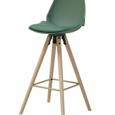 Barová židle Aslo, olivová - 1